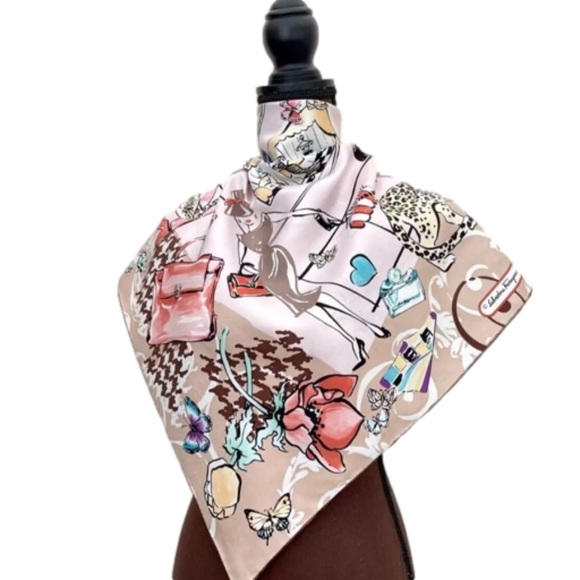 Salvatore Ferragamo Silk Scarf - Picture 5 of 7